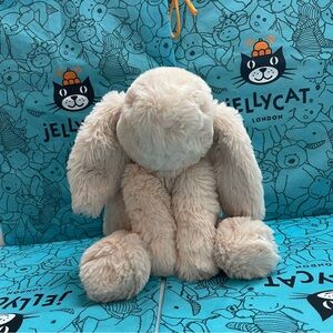 Jellycat I am Smudge Rabbit Bunny 15” Plush Stuffed Animal Light Beige